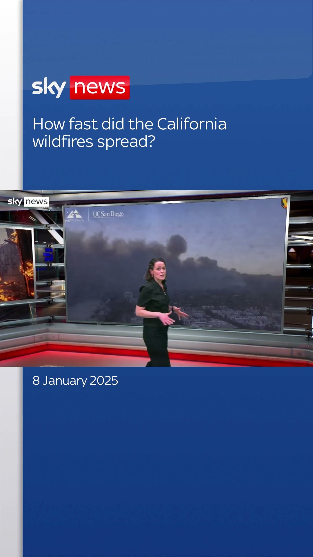 California wildfires: How fast did the wildfires spread?