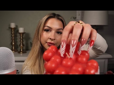 ASMR cute girly Vday Haul 🍒❤️ + huge announcement 📣