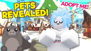 WINTER PETS REVEALED in Adopt ME! 🎄 WINTER VILLAGE RELEASE DATE (Roblox)