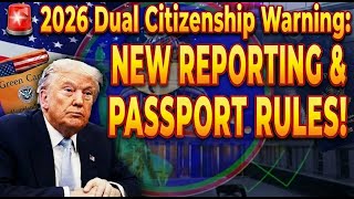 🚨 2026 Dual Citizenship Warning: New Reporting & Passport Rules!