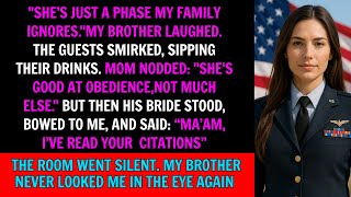 At My Brother's Wedding, He Mocked Me — Then His Bride Bowed and Said, 'Ma'am…