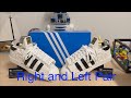 LEGO Creator Adidas Orignals Superstar Right and Left Shoe | 10282 | Speed Build