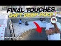 Final Touches on My 24 Foot Deep Scuba Pool | House Build #19