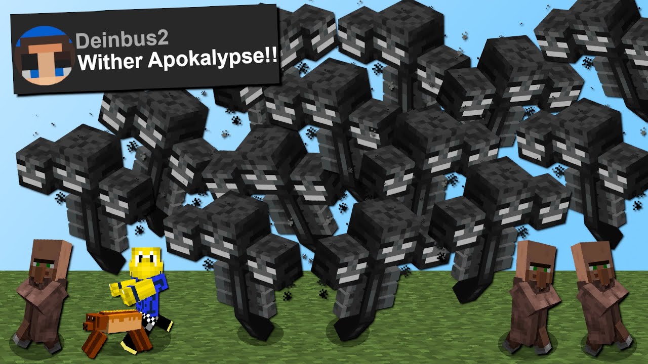 Wither Apokalypse TNT! (Eis Meteorit, Mob Feuerwerk, Strukturen TNT) -  Lucky TNT Mod