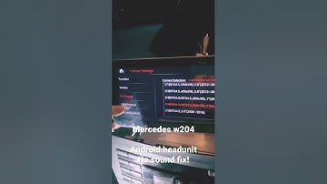 How To Fix No Sound Issue Android Headunit Mercedes - Check Out Full Video On My Channel!