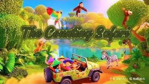 Counting Safari Song for Kids! 🦁🎶 Learn to Count 1-10 with Fun Animals! 🐘🐒 | Steady Fun TV 📺❤️