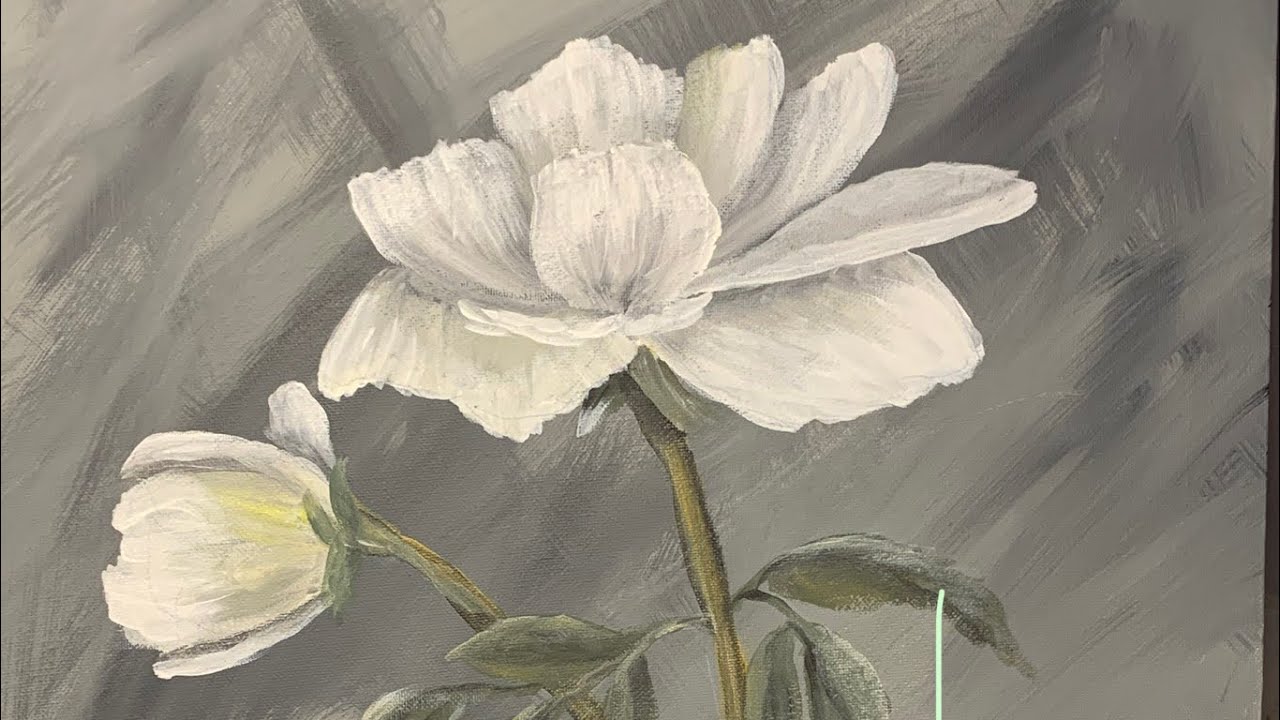 How To Paint An Acrylic Flower For Beginners It Is Simpler Than You Maxresdefault