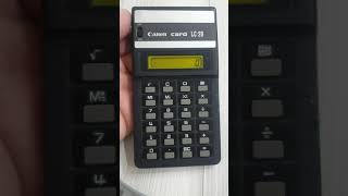 آلة حاسبة من شركة كانون قديمة   An old Canon calculator