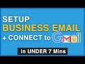 Create a Free Business Email & Connect to Gmail in UNDER 7 Mins! 2020