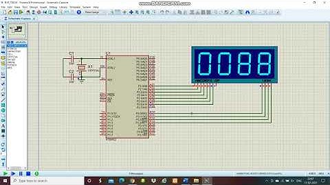 Microcontroller 8051 : Interfacing 4-Digit 7-Segment Display with Microcontroller AT89S52