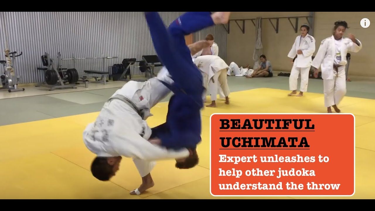 Beautiful UCHIMATA 内股 by Genta Mikami (Inner thigh judo throw) YouTube
