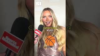 SI Swimsuit Models Talk Pro Sports Dreams 😳 #siswim #nba #nfl #sports