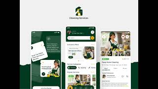 Home Cleaning App UIUX Design | Home Service App UIUX Design | Handyman Service App  UIUX | Figma screenshot 1