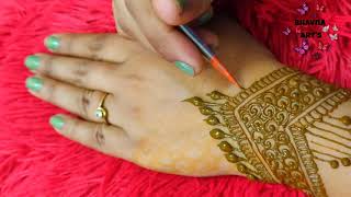 Wedding Special Girlish Mehndi Design //New Jewellery Mehndi Design //Simple Easy Design @bhavnaarts