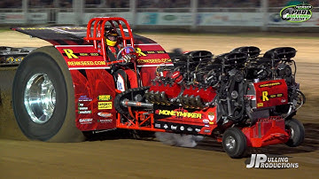 10,000+ Horsepower Super Modified Tractors pulling in Mt. Sterling, IL - Western IL Pro Pull - 2024