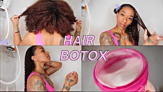 I Tried Hair Botox On My Natural Hair.. I Cant Believe My Resultsft. Nutree Cosmetics