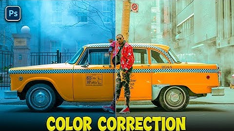 Color correction photoshop tutorial | Color correction in only one click photoshop