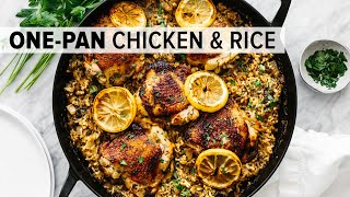 CHICKEN & RICE | easy & healthy one-pan recipe