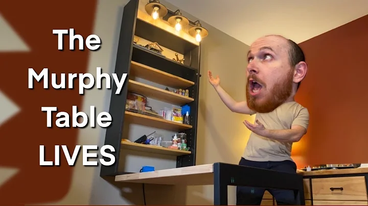 Building this almost killed me! The Murphy Table That Will Change Your Life (Part 2 FINISHED!)