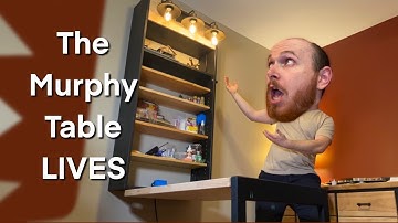Building this almost killed me! The Murphy Table That Will Change Your Life (Part 2 FINISHED!)