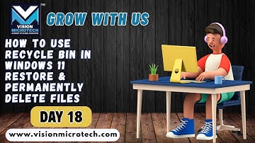 How to Use Recycle Bin in Windows 11 | Restore & Permanently Delete Files | VISION MICROTECH