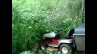 Tractor accident  backyard revue