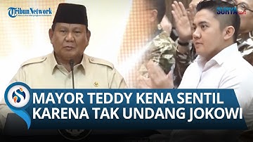 Mayor Teddy Kena Marah Prabowo, Minta Jokowi Diundang Tiap Resmikan Proyek Warisan: Saya Minta Maaf!
