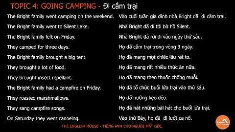 Learn English Via Listening  Beginner | Lesson 4 - Going Camping