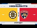 Nhl game 1 highlights  bruins vs panthers  may 6 2024