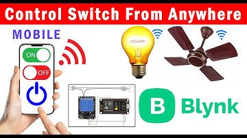Smart Home Automation Using NodeMCU ESP8266 And Blynk App - IOT Based Project With Real-Time On Off