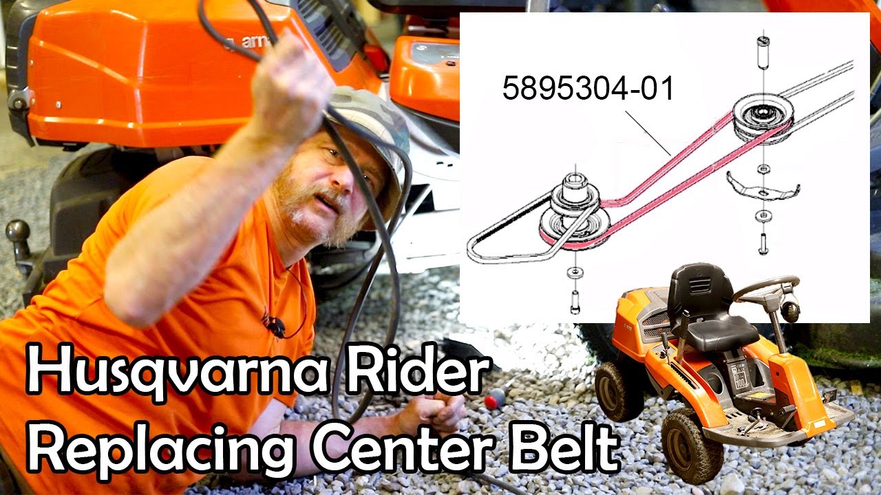 Transmission Belt Change the easy way Husqvarna R216 AWD