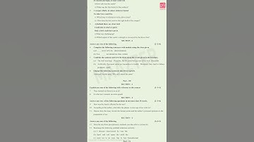 12th Std English | First Mid -Term Test 2024 | Model Question Paper | Original Pattern