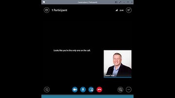 Present a Video in Skype for Business