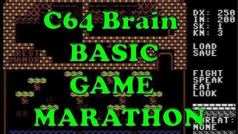 C64 Basic Marathon Game Part 4