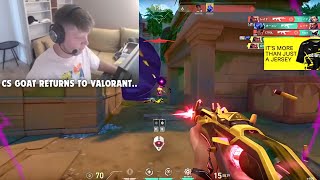 This Is How S1mple Play Duelists In Valorant..