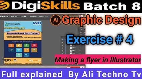 graphic design exercise 4 batch 8 | Digiskills graphic design exercise 4 batch 8 solution