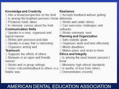 adea pass instructions for faculty evaluators and students adea recommendation letter