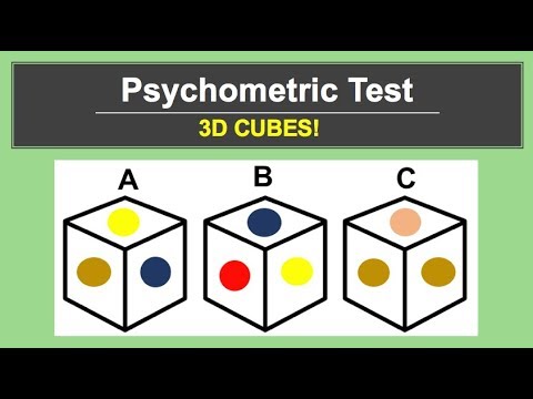 Psychometric Tests (3D CUBES)!