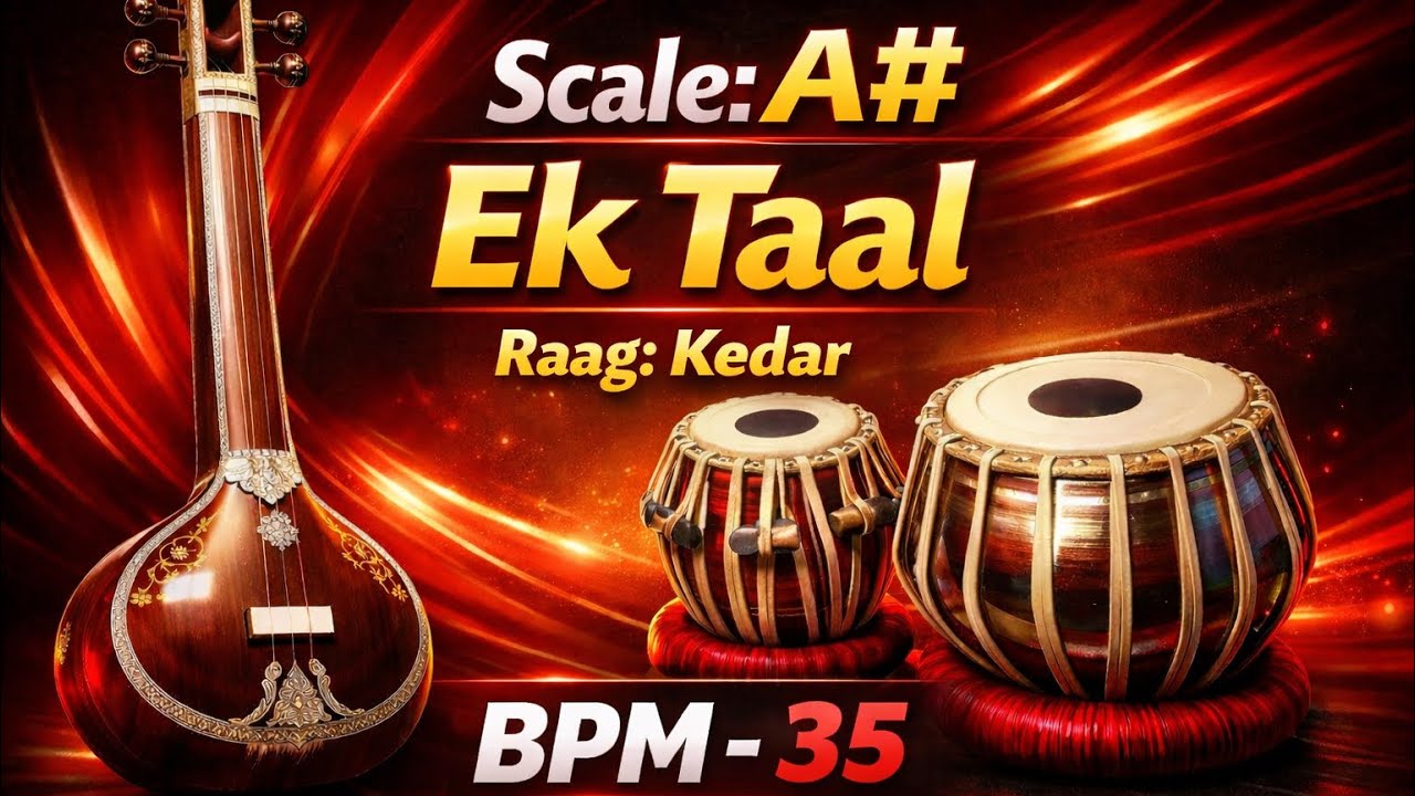 Tanpura A Sharp Scale For Riyaz Meditation For both Male and Female Rag Kedar 35 Bpm