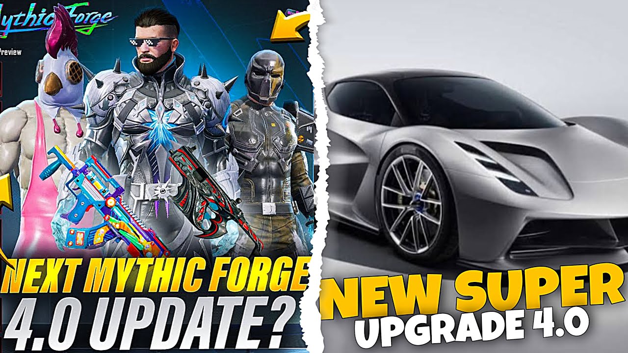 NOVA MYTHIC FORGE | NOVO CARRO CHEGANDO UPGRADE 4.9 PUBG MOBILE 