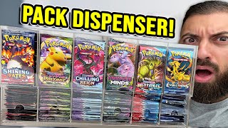 WHAT IS THIS?! Opening a 300 Pack Pokemon Card Dispenser!