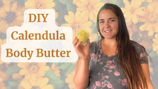 DIY Whipped Calendula Body Butter Recipe