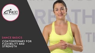 Dance Basics - Contemporary for Flexibility and Strength - MOVE123 - 20 min Emma