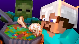 EAT or DIE !! Steve's ULTIMATE RECIPE. FUNNY Minecraft Animation