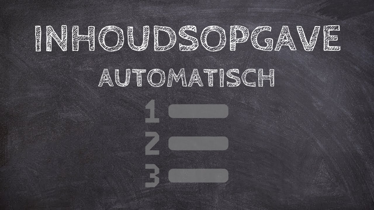 Handig zo maak je een Automatische Inhoudsopgave in een Google