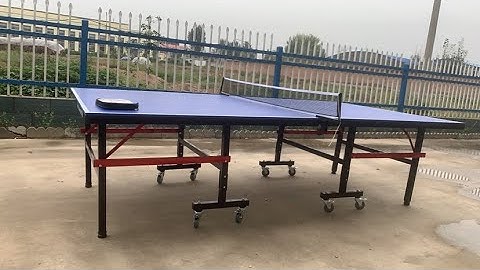 SMC OUTDOOR INDOOR FOLDABLE MOVING TABLE TENNIS TABLE