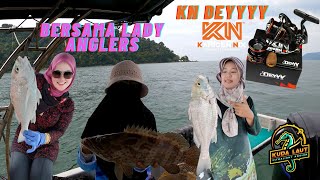 VLOG 214 | LADY ANGLERS KE PULAU KENDI | REEL ULTRALIGHT TERBARU BERDESING |