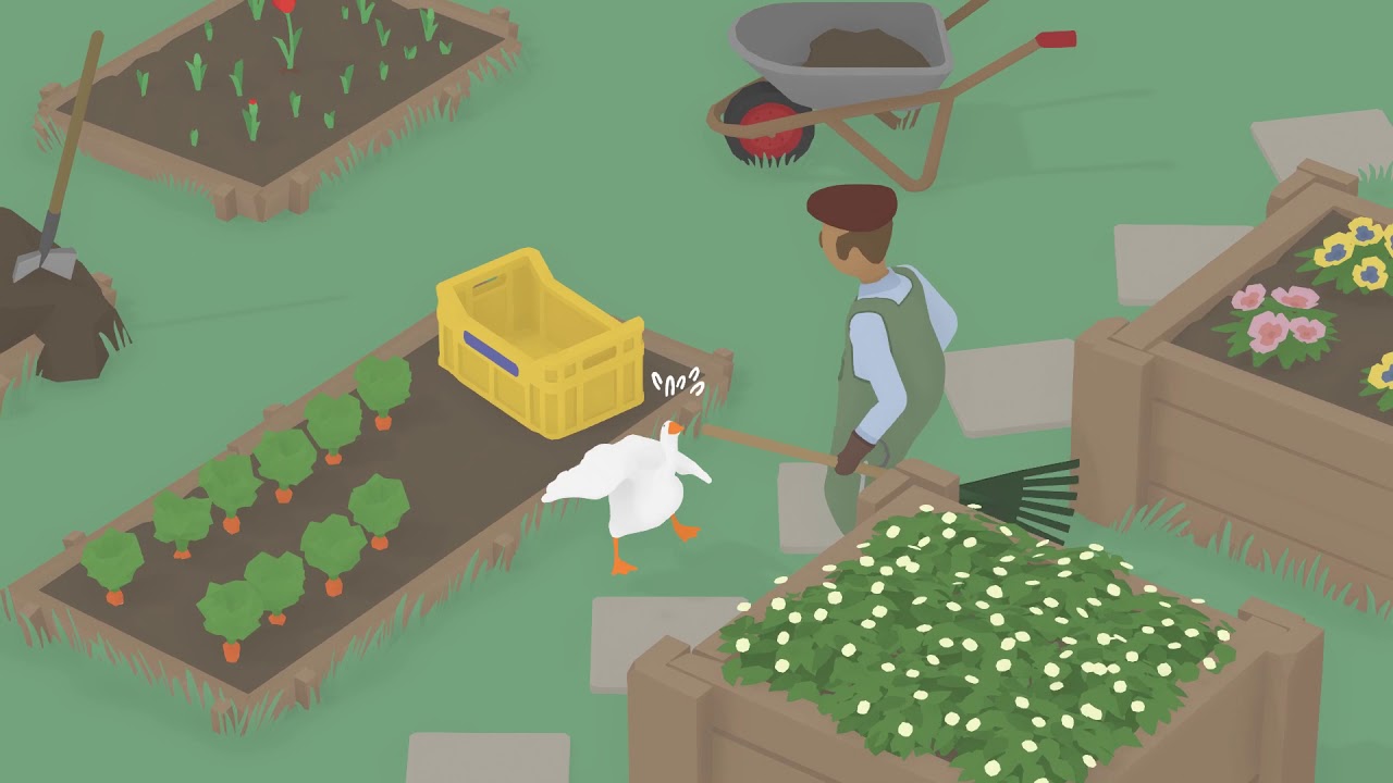 HONK HONK It's Goose! Untitled Goose Game Gameplay Let's Play