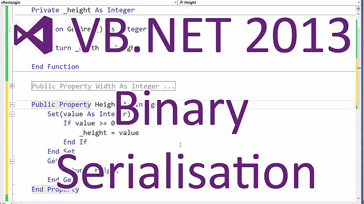 VB.NET 2013 - Binary Serialisation