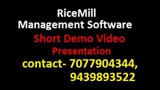 Rice Mill Management Software (RMMS)  Short - Demo screenshot 4